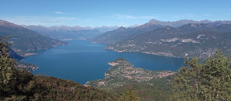 De Bellagio (210 m) au Monte Nuvolone (1092 m)