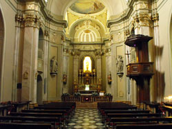 L'église de San Vincenzo à Cernobbio