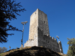 Le château de Baradello - Parc Spina Verde à Côme