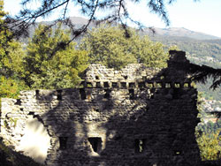 Le château de Baradello - Parc Spina Verde à Côme