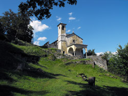 Église de Sant'Eufemia (370 m) - Dongo | De Dongo au Sasso di Musso