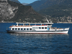 Navigation sur le lac de Côme