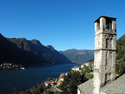 L'église de San Miro - Pognana Lario