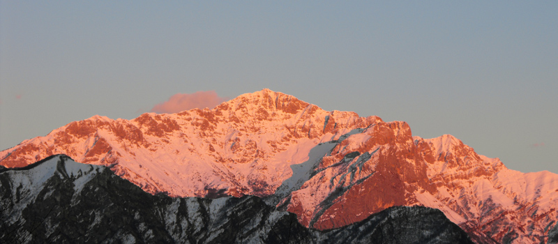 La chaîne de montagnes des Grigne