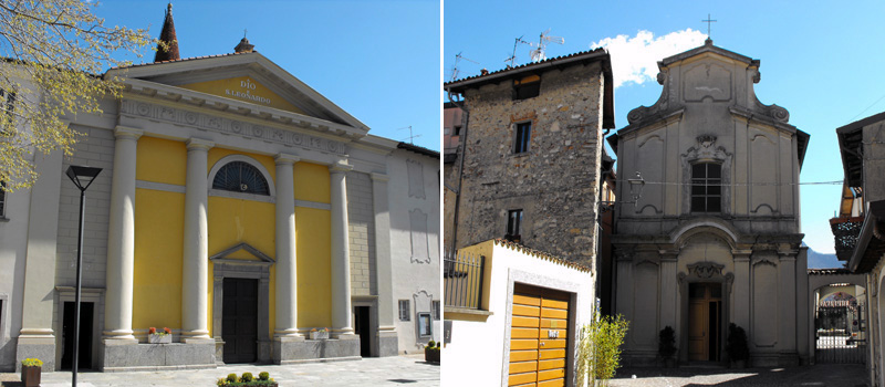 Les églises du territoire de Malgrate