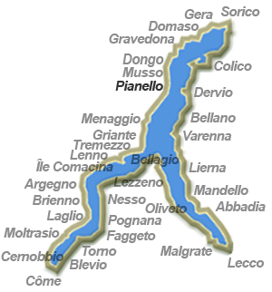 Carte Pianello del Lario